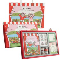 HealingCare 다꾸 109p 선물상자 문구세트, 16 Sunny Day Song, 1세트