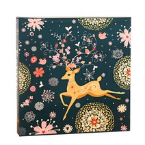 리빙홈디테일 이쁜 디자인 가족 포토앨범 36.2 x 35.2 x 6.5 cm, 사슴, 60매