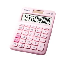[산업기사공학용계산기] 위고투 사무용 12자리 컬러 계산기, 핑크, 1개