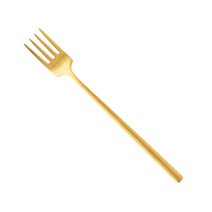 VBCCASA VBC 골드 커트러리 디저트 포크, 1개