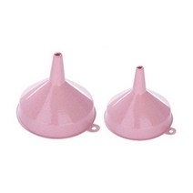살림즈 밀짚패턴 깔때기 소 + 대, 핑크, 1세트
