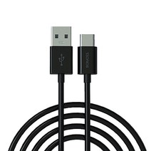 로모스 클래식 C타입-USB 고속충전 케이블, 1m, 블랙