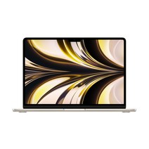 Apple 2022 맥북 에어 13 M2, 스타라이트, M2 8코어, GPU 8코어, 256GB, 8GB, 30W, 영문, Z15Y0001Y