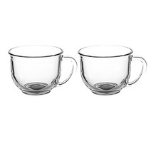 어뮤즈키친 고메이 시리얼 머그 503ml x 2p 세트, 1세트, 투명