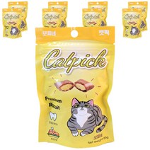 모찌네 고양이 프리미엄 캣픽 비스켓 치킨 85g, 9개, 치킨맛