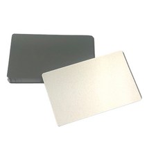 아이딜레이저 파이버 레이저 마킹기 접착 아노다이징 알루미늄 카드, 실버, 100개