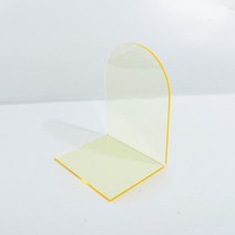 땡스상점 아크릴 꽂이 북앤드, 귤색