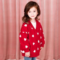 젤리스푼 여아용 Star 하트뿜뿜 가디건