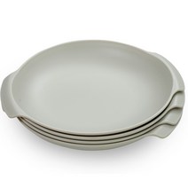 아띠홈 원형접시 4p, 크림