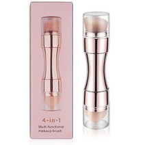 4 in 1 멀티 메이크업 브러쉬, 1개, 로즈골드