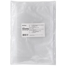 에펠 원형 엠보 진공포장비닐 15 x 24 cm 60p, 단품, 1개