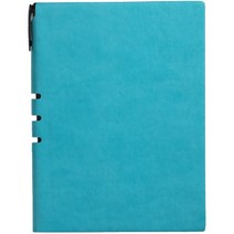 온메이커 펜홀더 다이어리 A5, 레이크블루