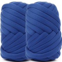 브랜드얀 패브릭 자이언트얀 약 1kg 2롤, 18번 코발트