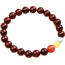 앤도 소엽 자단 염주 8mm, 1개, A