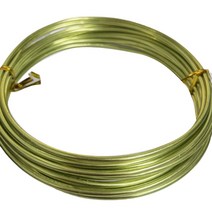 수공예 컬러 철사 3mm, 74 연두, 1개