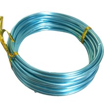수공예 컬러 철사 2.5mm, 1개, 51 스카이
