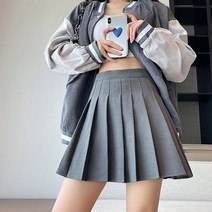 레몬티 테니스 캐주얼 데일리 주름 스커트 lkf22426
