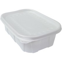 생활을그리다 직사각 죽용기 850ml 중 + 뚜껑 세트, 100세트