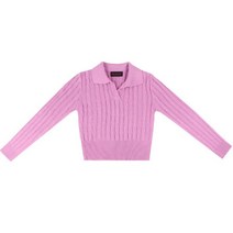 핑크파인애플 TWIST KNITTING HENRY NECK