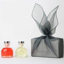 허브타임 프리미엄 퍼퓸 멀티 디퓨저 60ml x 2종 선물세트, 레드프룻, 프리지아 앤 페어