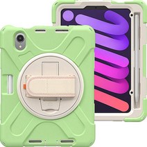 스냅케이스 라운드스트랩 아머 태블릿PC 케이스, 민트