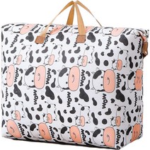 엘엘리빙 리빙박스 이불정리함 초초특대형, 젖소패턴, 1개