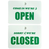티나피크닉 매장 오픈클로즈 영문 안내판 후크 세트 그린, OPEN, CLOSED, 1세트