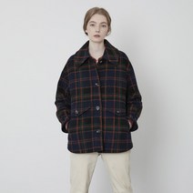 올리비아로렌 체크 아우터형 블라우스 VVBNLYW9321