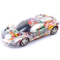 27Mhz 1/24 LED 플래시카 레이싱 무선조종 RC CBT113663BL, 혼합색상