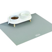 리포소 강아지 양면 펫 방수 실리콘 배변매트 90 x 69 cm, 1개, 그레이