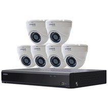 200만화소 8채널 실내 6카메라 CCTV 세트 2TB 직접설치, CPR-850(녹화기), CPD-201(카메라)