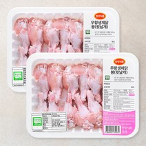 한강식품 무항생제 인증 닭봉 윗날개 (냉장), 500g, 2개