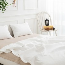 아잠 히러블 워싱 패드겸이불, 화이트