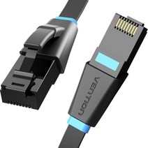 벤션 무산소 칼국수형 CAT6 기가비트 랜선 랜케이블 10m, 혼합색상, 1개