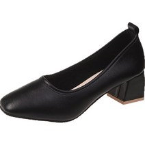 엘쏘 베이직 펌프스 레더 미들힐