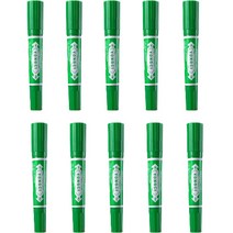 오션리브 부드럽게 잘써지는 양면 유성 마카펜 9 그린, 1색, 10개