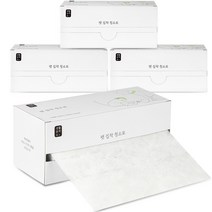 생활공작소 펫 집착 청소포 50p, 랜덤발송, 4개