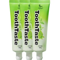 투스테이스트 말차라떼향 그린 치약, 100g, 3개
