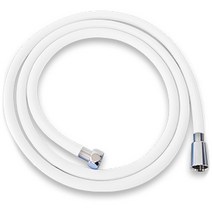 윈프라이스 꼬임방지 PVC 샤워호스 2m 화이트, 1개