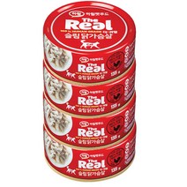 하림펫푸드 고양이 더리얼 슬림 닭가슴살, 닭, 4개, 135g