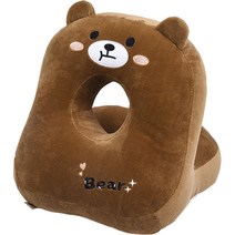 책상 베개, 갈색