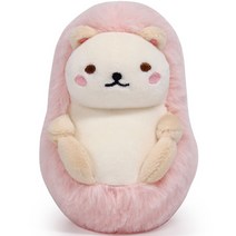 모찌타운 고슴도치 스트레스볼, 핑크, 12cm