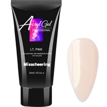 네일블링 인조손톱 네일연장 폴리젤 30ml, 09번 라이트 핑크, 1개