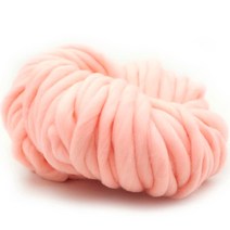 위튼 두꺼운 양모 뜨개질 DIY 털실, 1개, 핑크