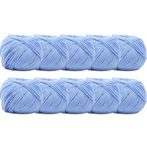 제일모직 헤라 코튼 뜨개실, 10개, 26 오션블루