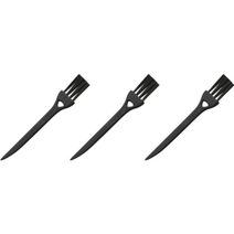 동그란주먹 면도기 틈새먼지 미니 청소솔 블랙블랙, 1개입, 3개