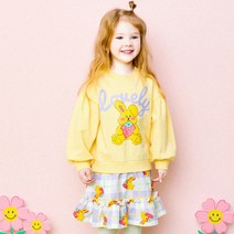 헤이미니 여아용 버니베리 레이어드 원피스