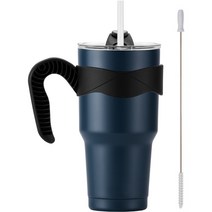 리본제이 스텐 진공 텀블러, 네이비, 600ml