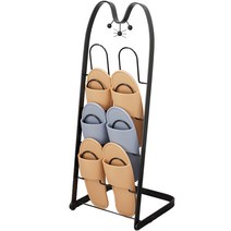 핏사 실내화 거치대, 블랙, 1개