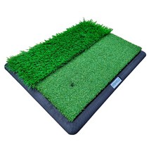 고싱글 골프 반반 스윙 연습 매트 페어웨이 + 러프, 혼합색상